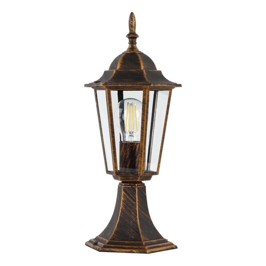 Λάμπα εξωτερικού χώρου ARRAIA 1xE27/15W/230V IP44 μπρονζέ πατίνα