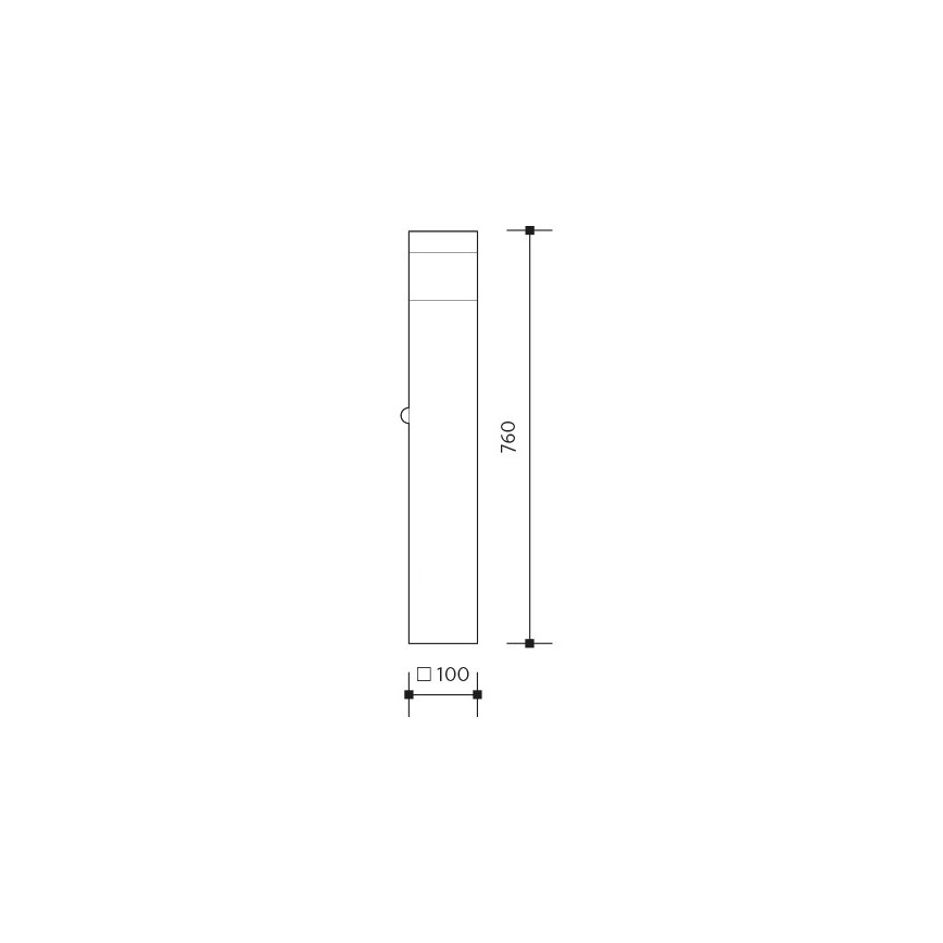 Λάμπα εξωτερικού χώρου GARD 1xE14/60W/230V IP44