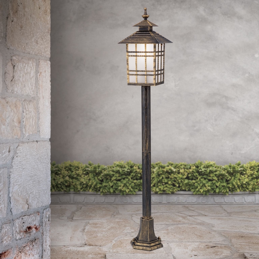 Λάμπα εξωτερικού χώρου KIKO 1xE27/11W/230V IP44 μπρονζέ/πατίνα