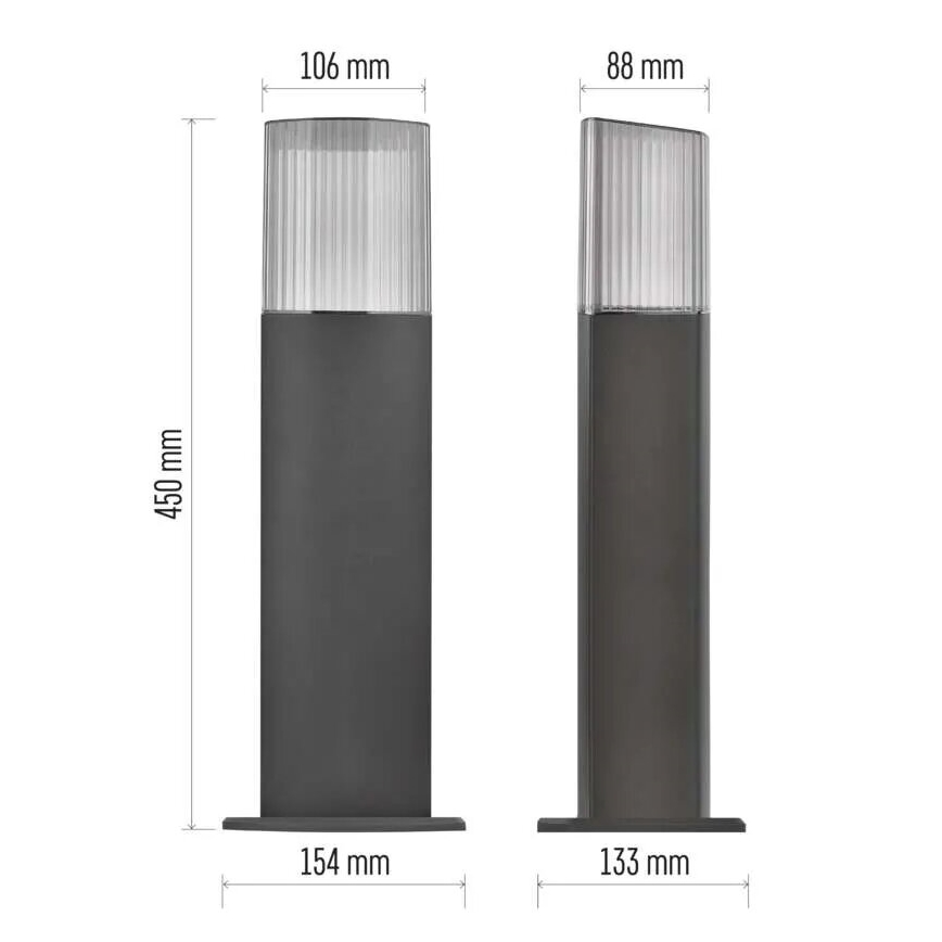 Λάμπα εξωτερικού χώρου LANA 1xE27/25W/230V IP54 45 cm