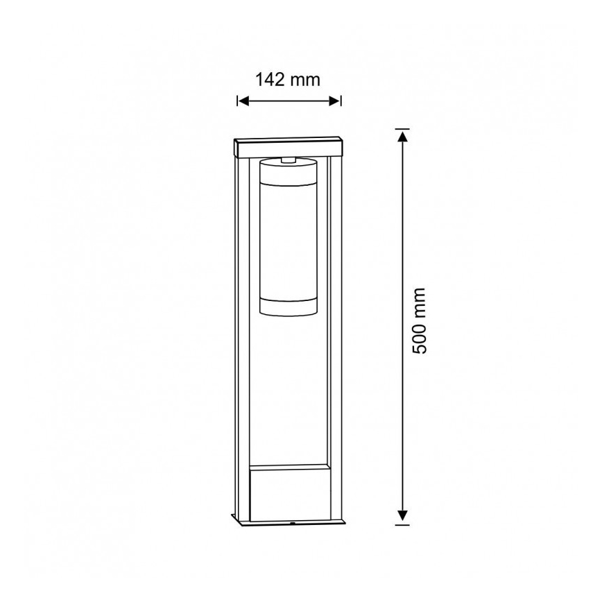 Λάμπα εξωτερικού χώρου SPECTRA 1xE27/10W/230V IP44 50 cm