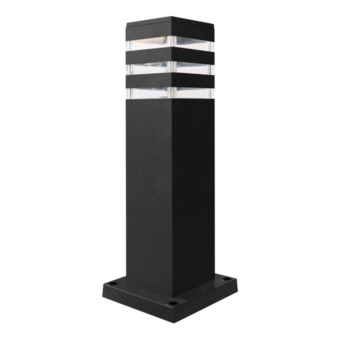 Λάμπα εξωτερικού χώρου TEKSAS 1xE27/12W/230V IP44 44 cm ανθρακί
