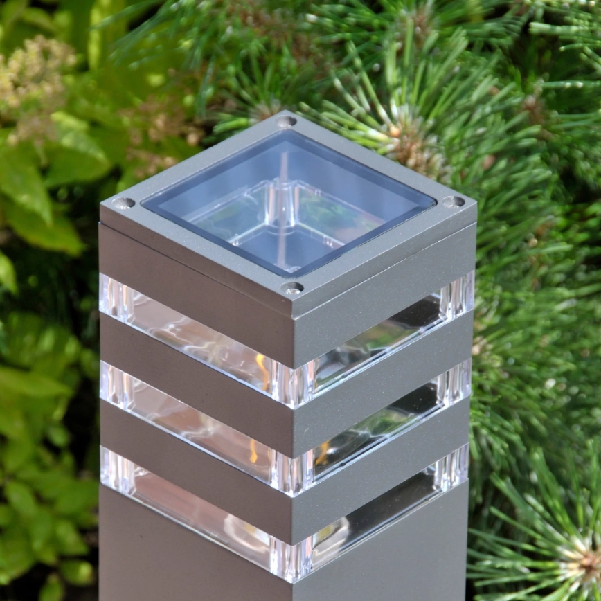Λάμπα εξωτερικού χώρου TEKSAS 1xE27/12W/230V IP44 74 cm ανθρακί