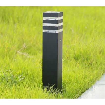 Λάμπα εξωτερικού χώρου TEKSAS 1xE27/12W/230V IP44 74 cm ανθρακί