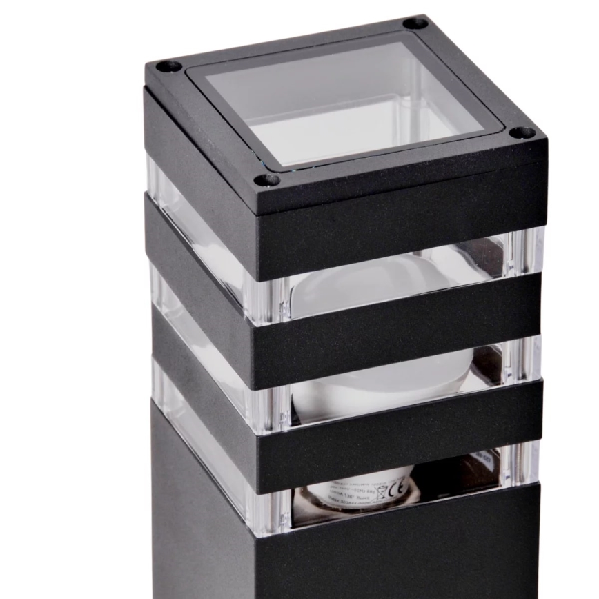 Λάμπα εξωτερικού χώρου TEKSAS 1xE27/12W/230V IP44 74 cm ανθρακί