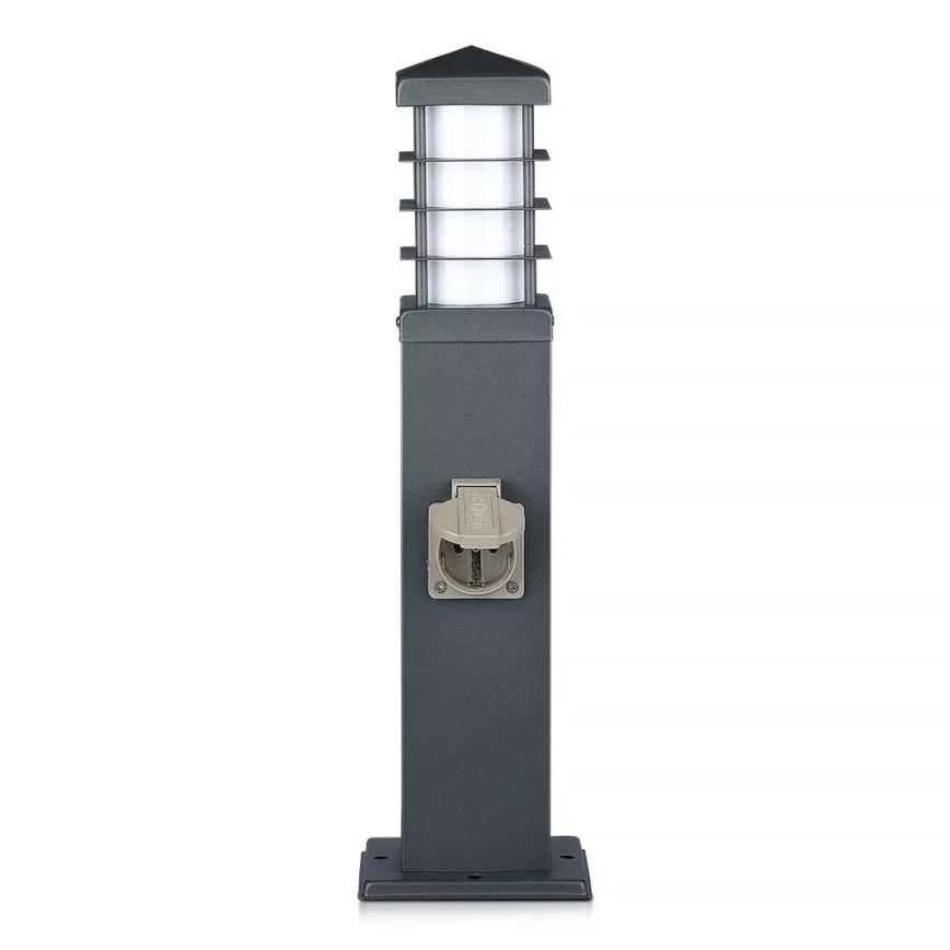 Λάμπα εξωτερικού χώρου με πρίζες SCHUKO 1xE27/13W/230V IP44