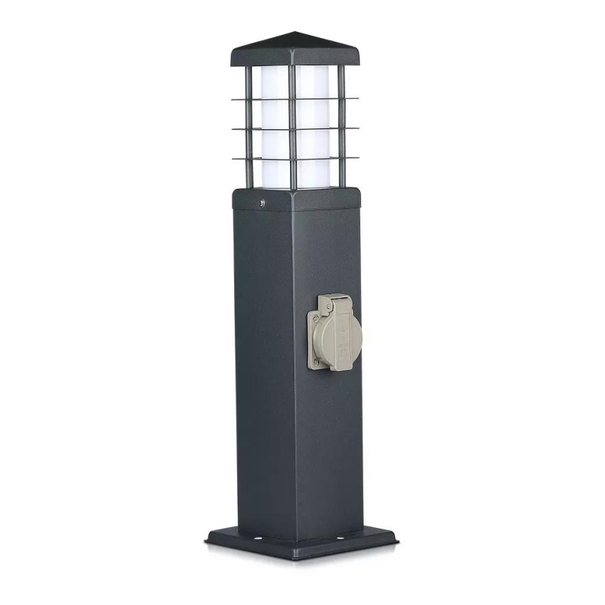 Λάμπα εξωτερικού χώρου με πρίζες SCHUKO 1xE27/13W/230V IP44
