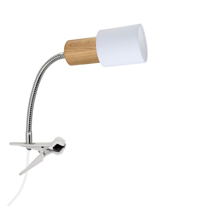 Λάμπα με κλιπ TREEHOUSE 1xE27/25W/230V δρυς