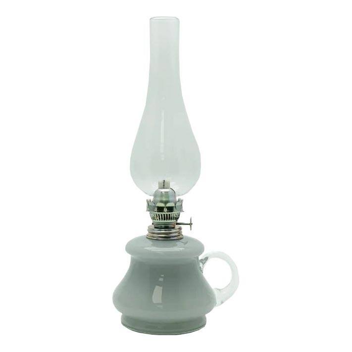 Λάμπα παραφίνης TEREZA 34 cm γκρι οπαλίνα