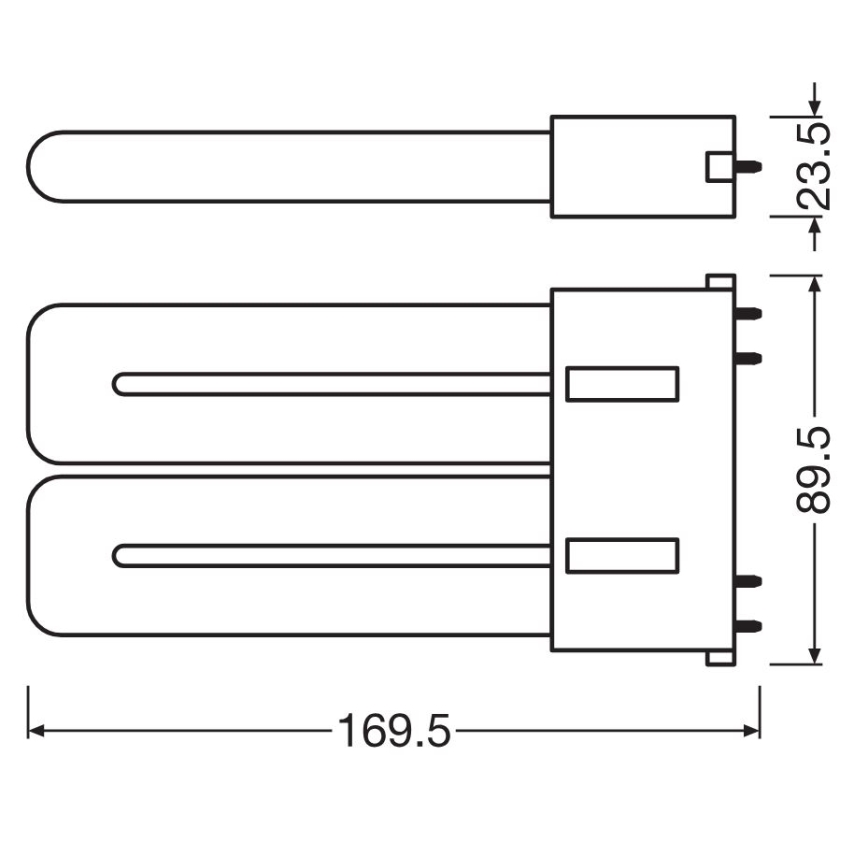 Λάμπα σωληνωτή LED 2G10/12W/230V 3000K - Osram