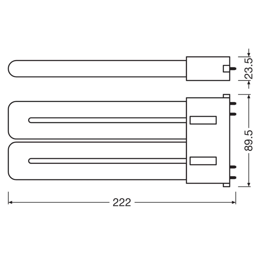 Λάμπα σωληνωτή LED 2G10/20W/230V 3000K - Osram