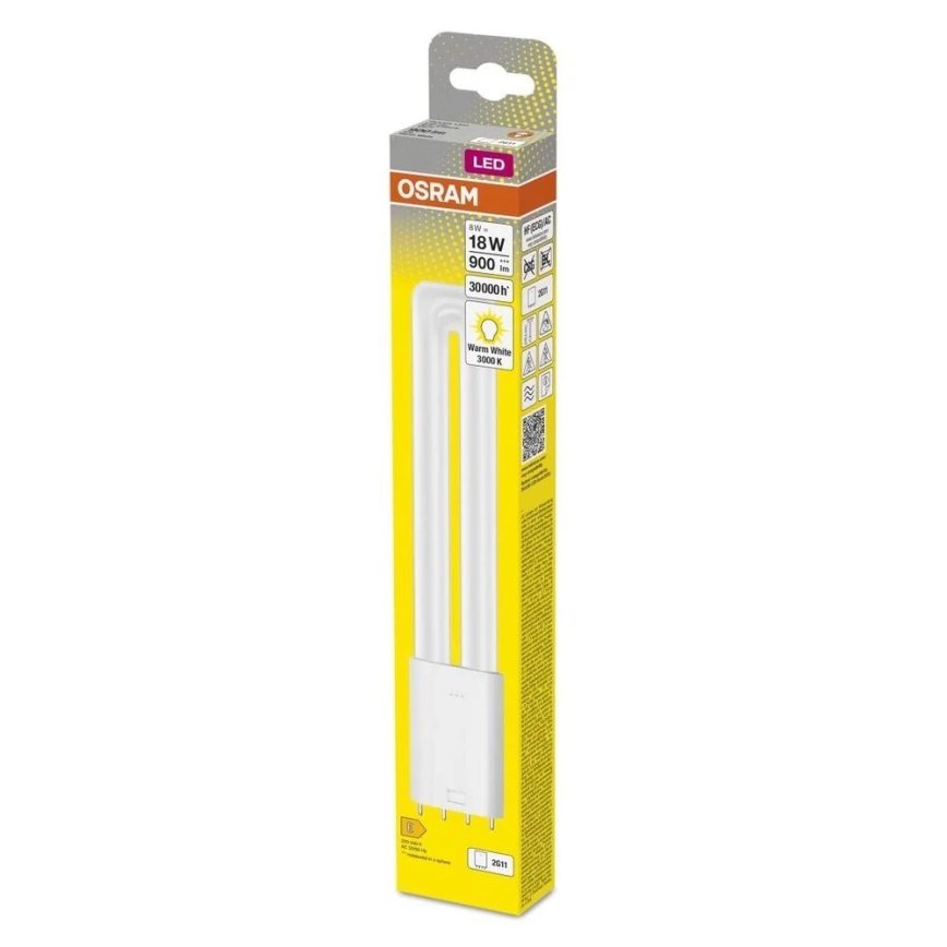 Λάμπα σωληνωτή LED 2G11/8W/230V 3000K - Osram