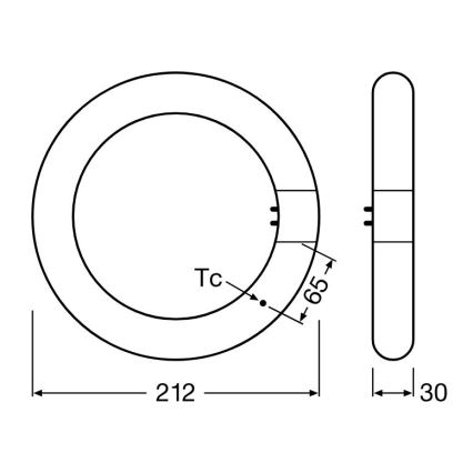 Λάμπα σωληνωτή LED G10q/11W/230V 3000K - Osram