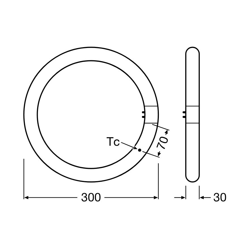 Λάμπα σωληνωτή LED G10q/18,3W/230V 3000K - Osram