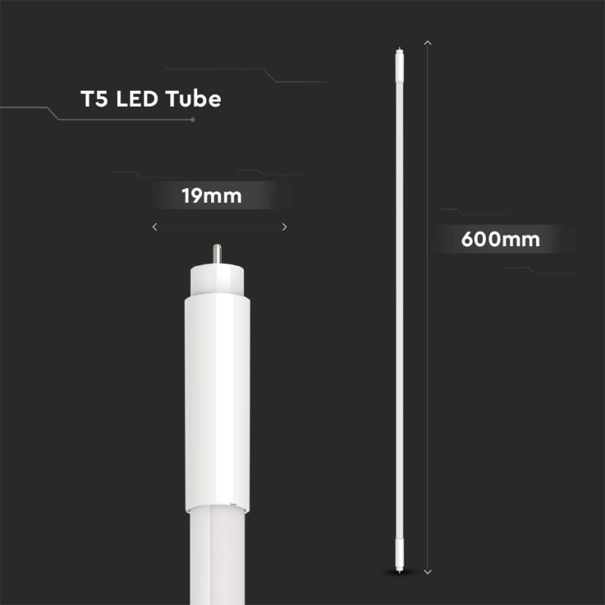 Λάμπα σωληνωτή LED T5 G5/8W/230V 6500K 60 cm