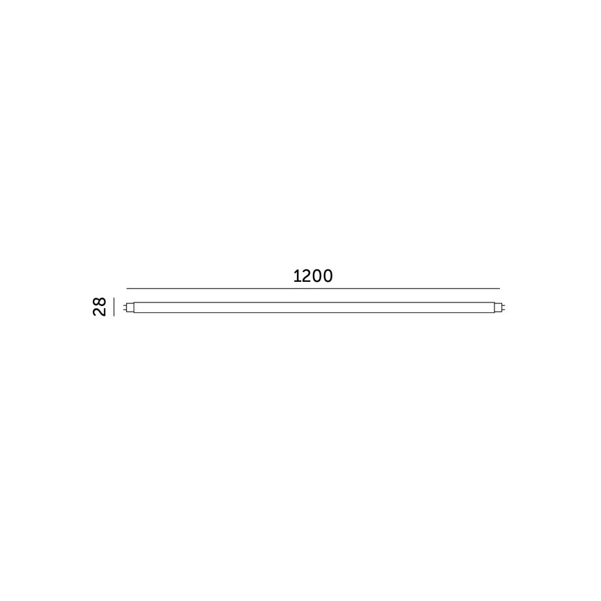 Λάμπα σωληνωτή LED T8 G13/18W/230V 3000K 120 cm
