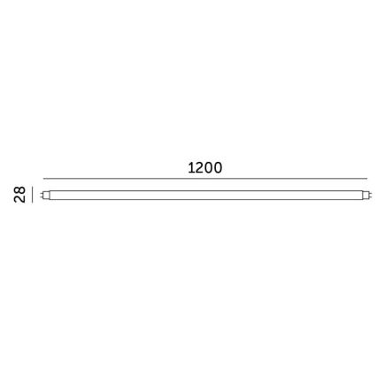Λάμπα σωληνωτή LED T8 G13/18W/230V 4000K 120 cm