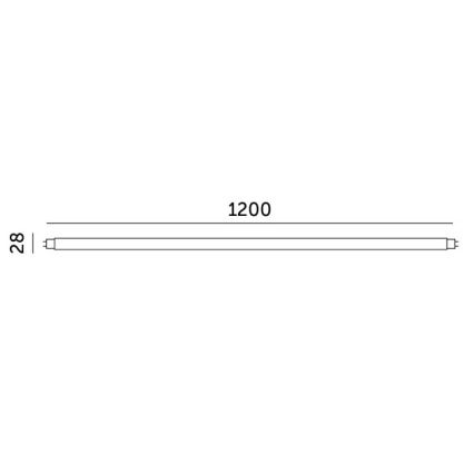 Λάμπα σωληνωτή LED T8 G13/18W/230V 6500K 120 cm