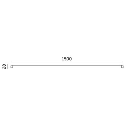Λάμπα σωληνωτή LED T8 G13/22W/230V 4000K 150 cm
