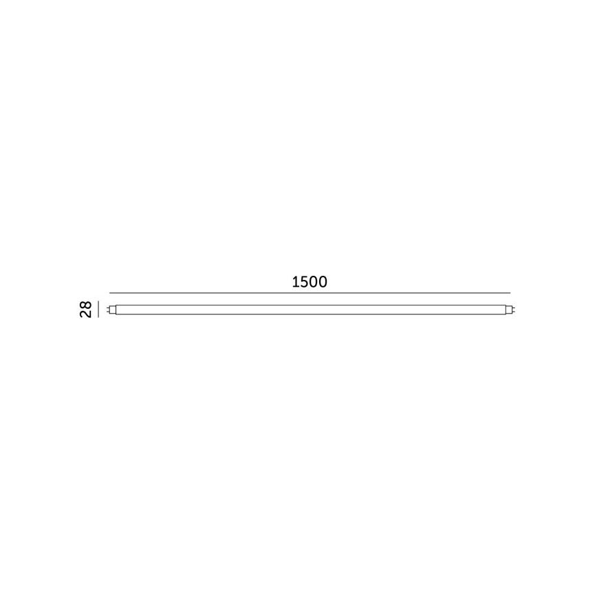 Λάμπα σωληνωτή LED T8 G13/22W/230V 4000K 150 cm