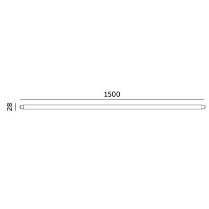 Λάμπα σωληνωτή LED T8 G13/22W/230V 6500K 150 cm