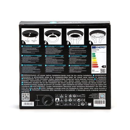 Λάμπα σωληνωτή LED T9 G24q-1/22W/230V 6500K - Aigostar