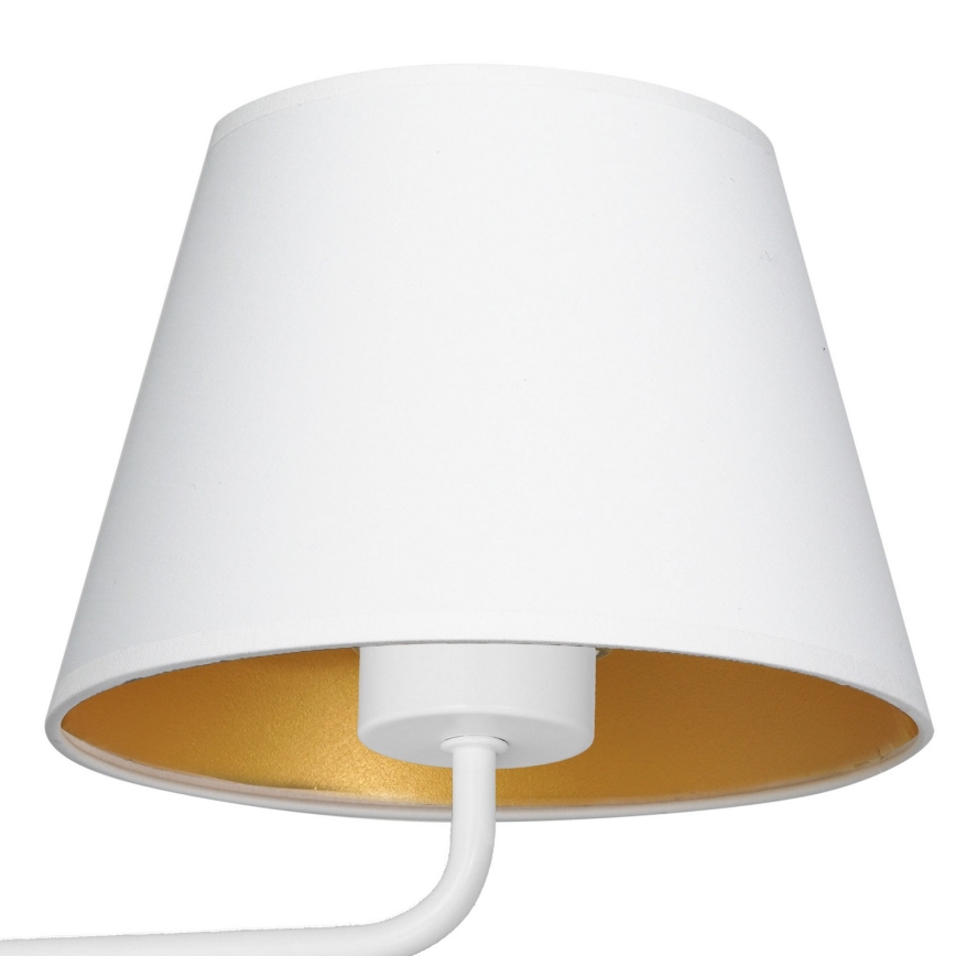 Λάμπα τοίχου ARDEN 1xE27/60W/230V λευκό/χρυσό