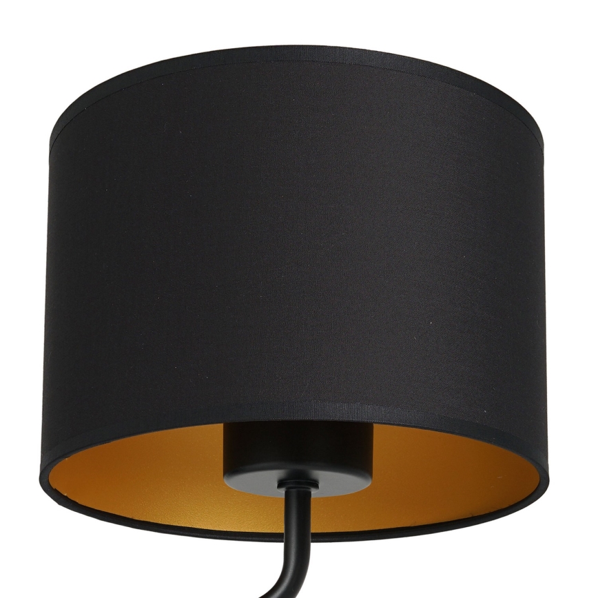 Λάμπα τοίχου ARDEN 1xE27/60W/230V μαύρο/χρυσό
