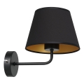 Λάμπα τοίχου ARDEN 1xE27/60W/230V μαύρο/χρυσό