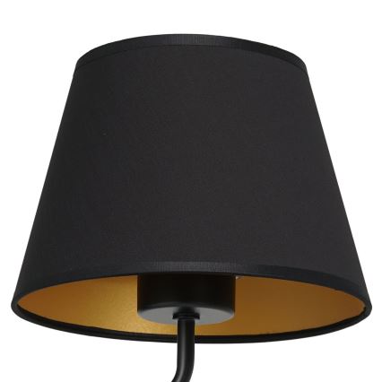 Λάμπα τοίχου ARDEN 1xE27/60W/230V μαύρο/χρυσό