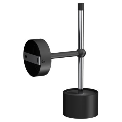 Λάμπα τοίχου ARENA 1xGX53/11W/230V μαύρο/γυαλιστερό χρώμιο