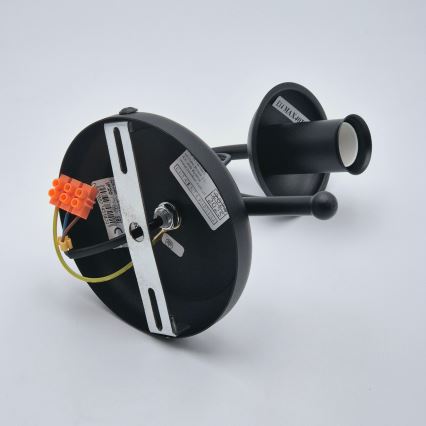 Λάμπα τοίχου DONATO 1xE14/40W/230V μαύρο