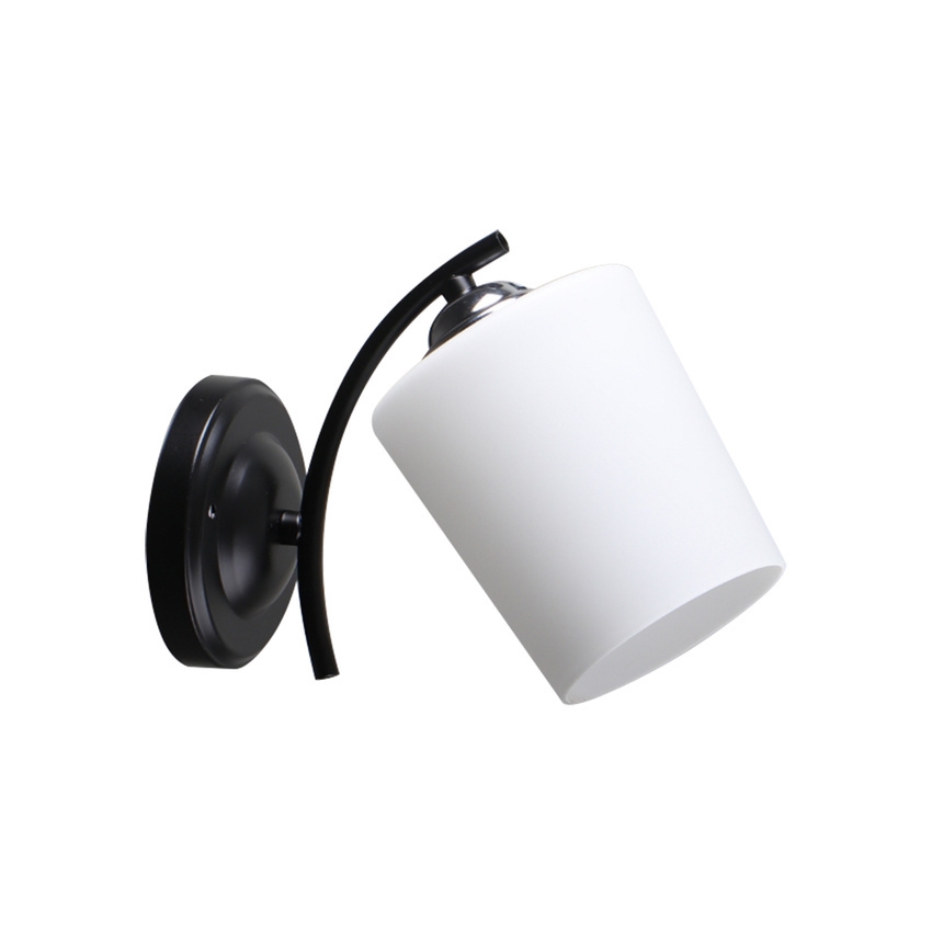 Λάμπα τοίχου ESNYR 1xE27/40W/230V μαύρο/λευκό
