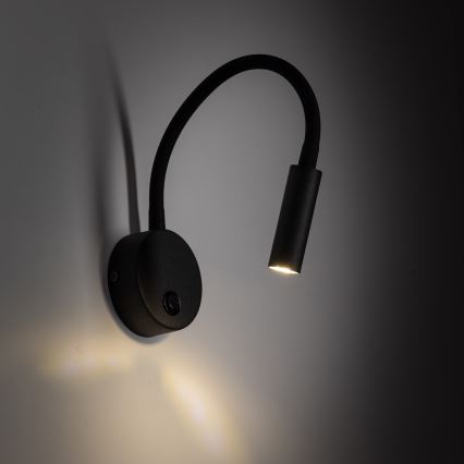 Λάμπα τοίχου LED LAGOS 1xG9/3W/230V 4000K μαύρο