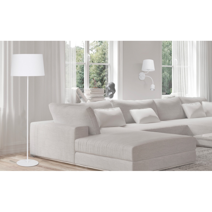 Λάμπα τοίχου MAJA 1xE27/15W/230V + 1xGU10/10W/230V λευκό