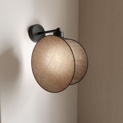 Λάμπα τοίχου MOTIF 1xE14/10W/230V μπεζ