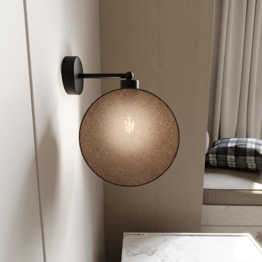 Λάμπα τοίχου MOTIF 1xE14/10W/230V μπεζ