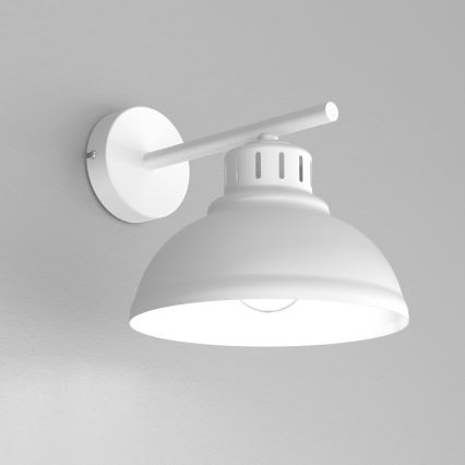 Λάμπα τοίχου SVEN 1xE27/15W/230V λευκό