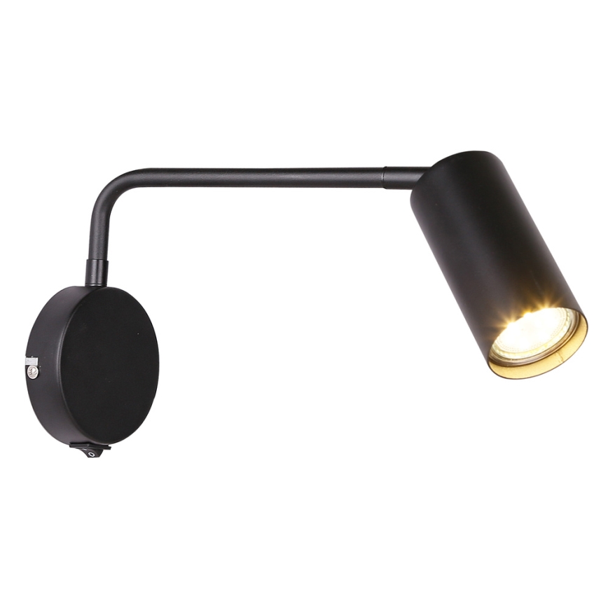 Λάμπα τοίχου TINA 1xGU10/15W/230V μαύρο