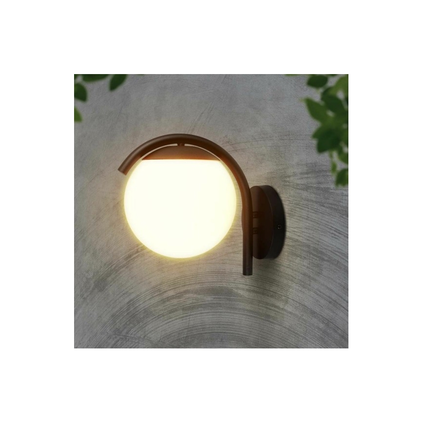 Λάμπα τοίχου εξωτερικού χώρου 1xE27/60W/230V IP44 μαύρο