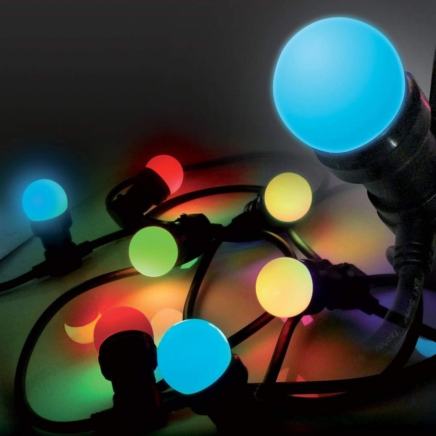 Λαμπάκια LED εξωτερικού χώρου  EASY CONNECT 8xE27 5m IP44 πολύχρωμα