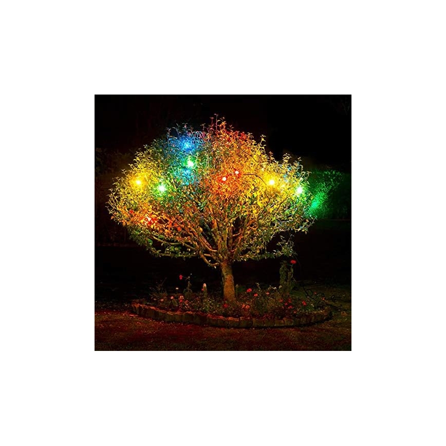 Λαμπάκια LED εξωτερικού χώρου  EASY CONNECT 8xE27 5m IP44 πολύχρωμα