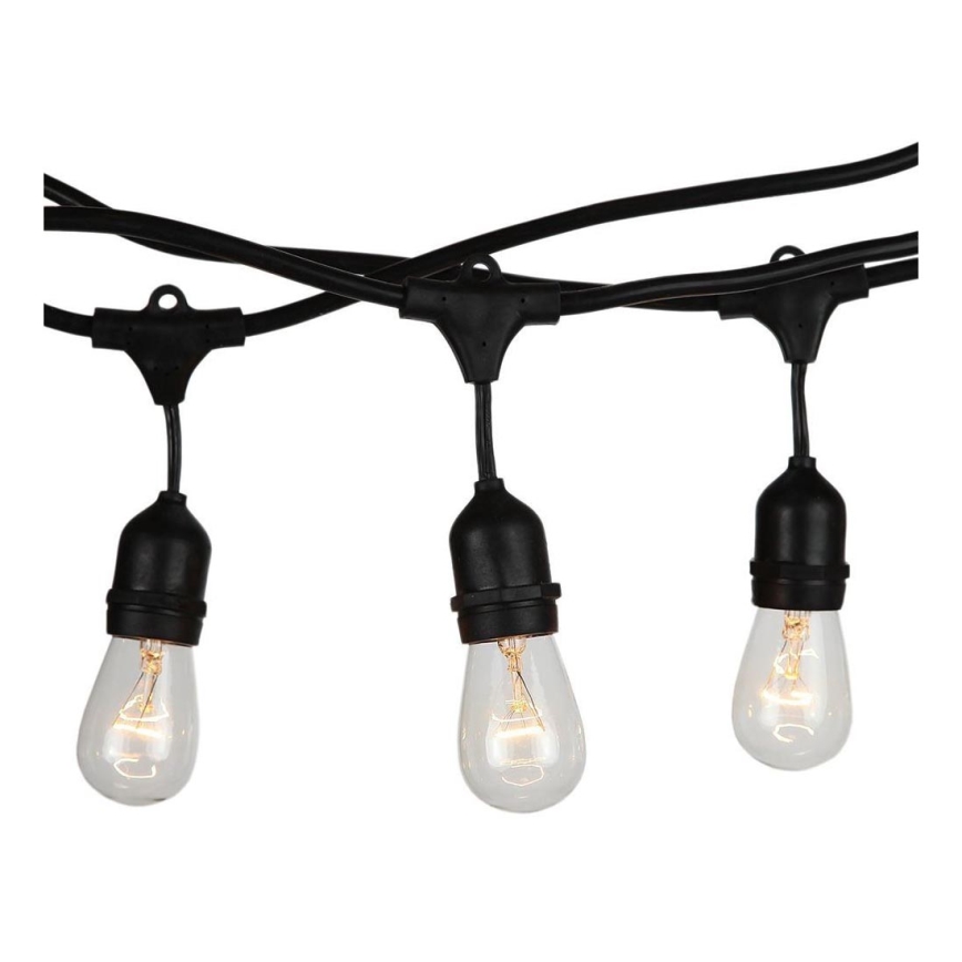Λαμπάκια εξωτερικού χώρου STRING 15m 15xE27/25W/230V IP54