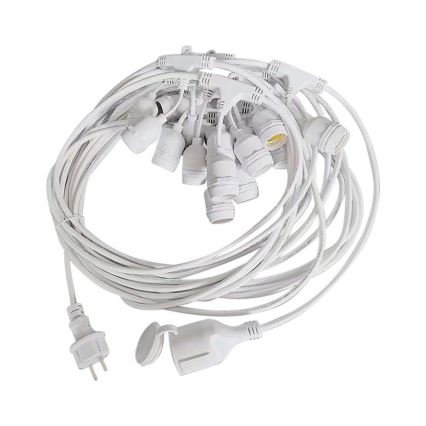 Λαμπάκια εξωτερικού χώρου STRING 15xE27/40W/230V 15m IP65