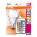 Λαμπτήρας dimmer LED RGB STAR+ A60 E27/9W/230V 2700K - Osram