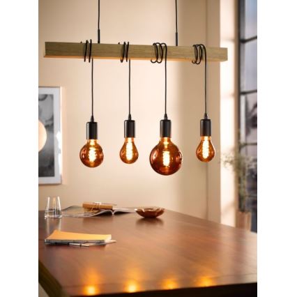 Λαμπτήρας Dimming LED A75 E27/4W/230V 2000K - Eglo 11881