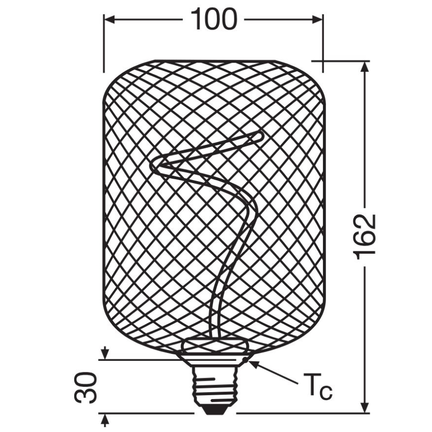 Λαμπτήρας Dimming LED DECOR FILAMENT E27/3,5W/230V 1800K χρυσαφί - Osram