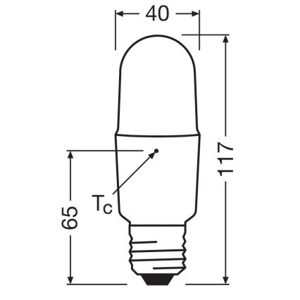 Λαμπτήρας Dimming LED E27/11W/230V 6500K CRI 90 - Osram