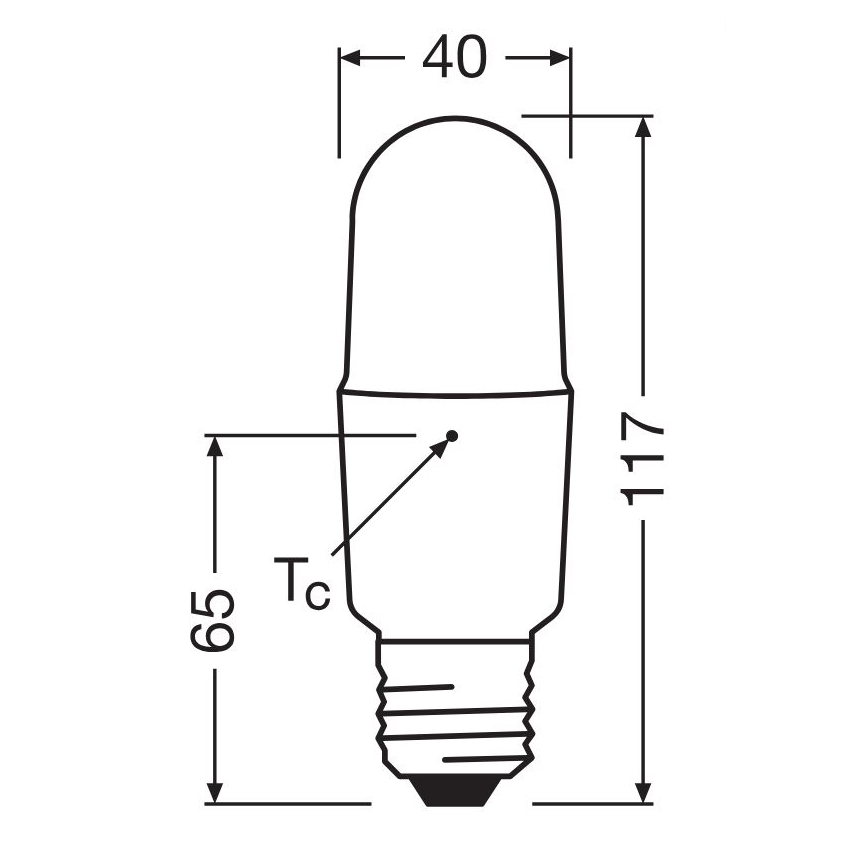 Λαμπτήρας Dimming LED E27/11W/230V 6500K CRI 90 - Osram
