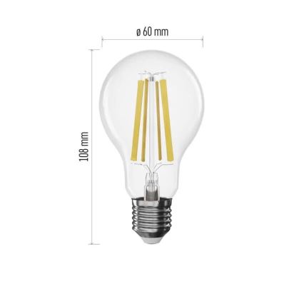 Λαμπτήρας Dimming LED FILAMENT A60 E27/11W/230V 4000K